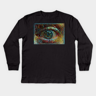 My Left Dreaming Eye Kids Long Sleeve T-Shirt